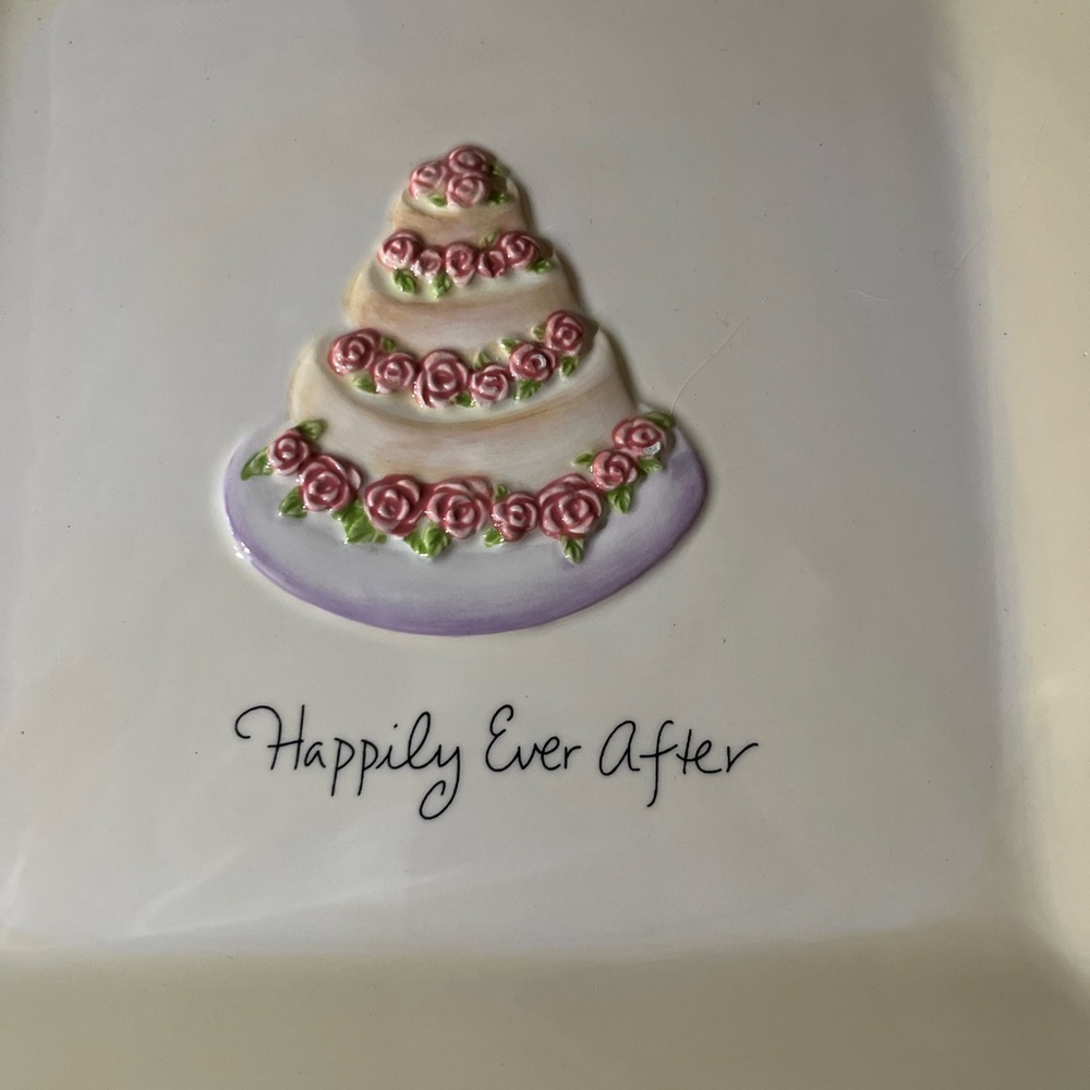 Happily Ever After Cake Plate